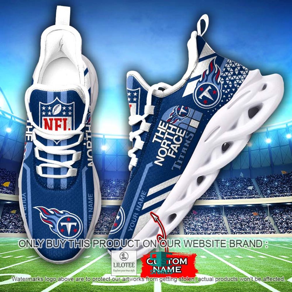 NFL The North Face Tennessee Titans Your Name Clunky Max Soul Shoes - LIMITED EDITION 12