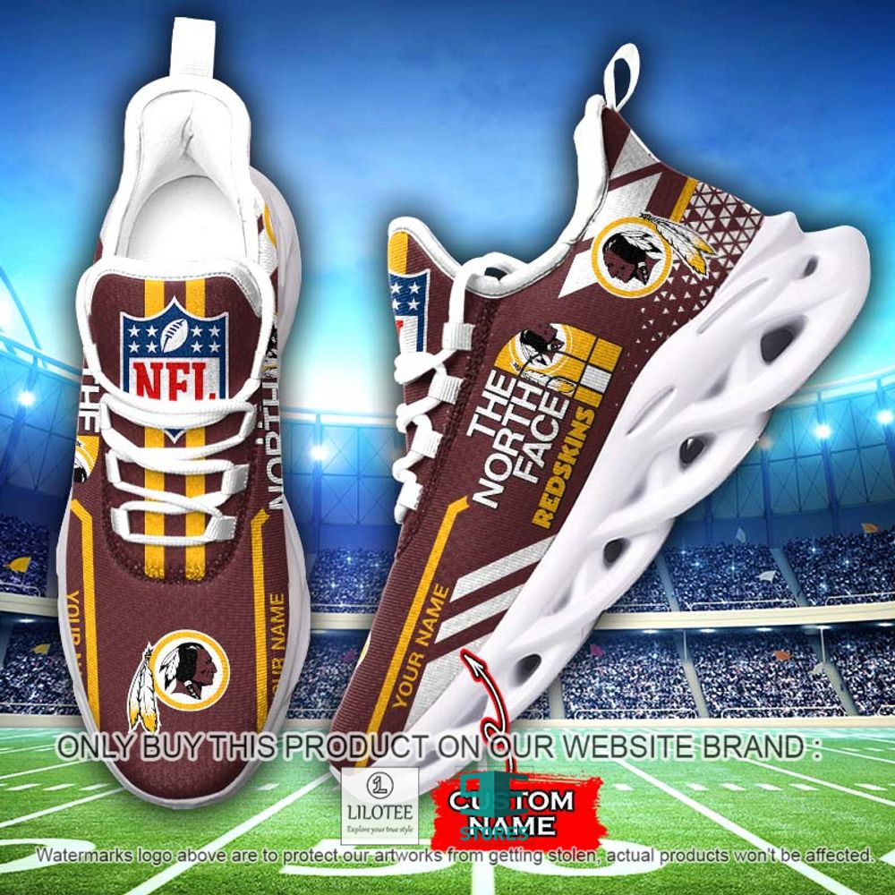 NFL The North Face Washington Redskins Your Name Clunky Max Soul Shoes - LIMITED EDITION 13