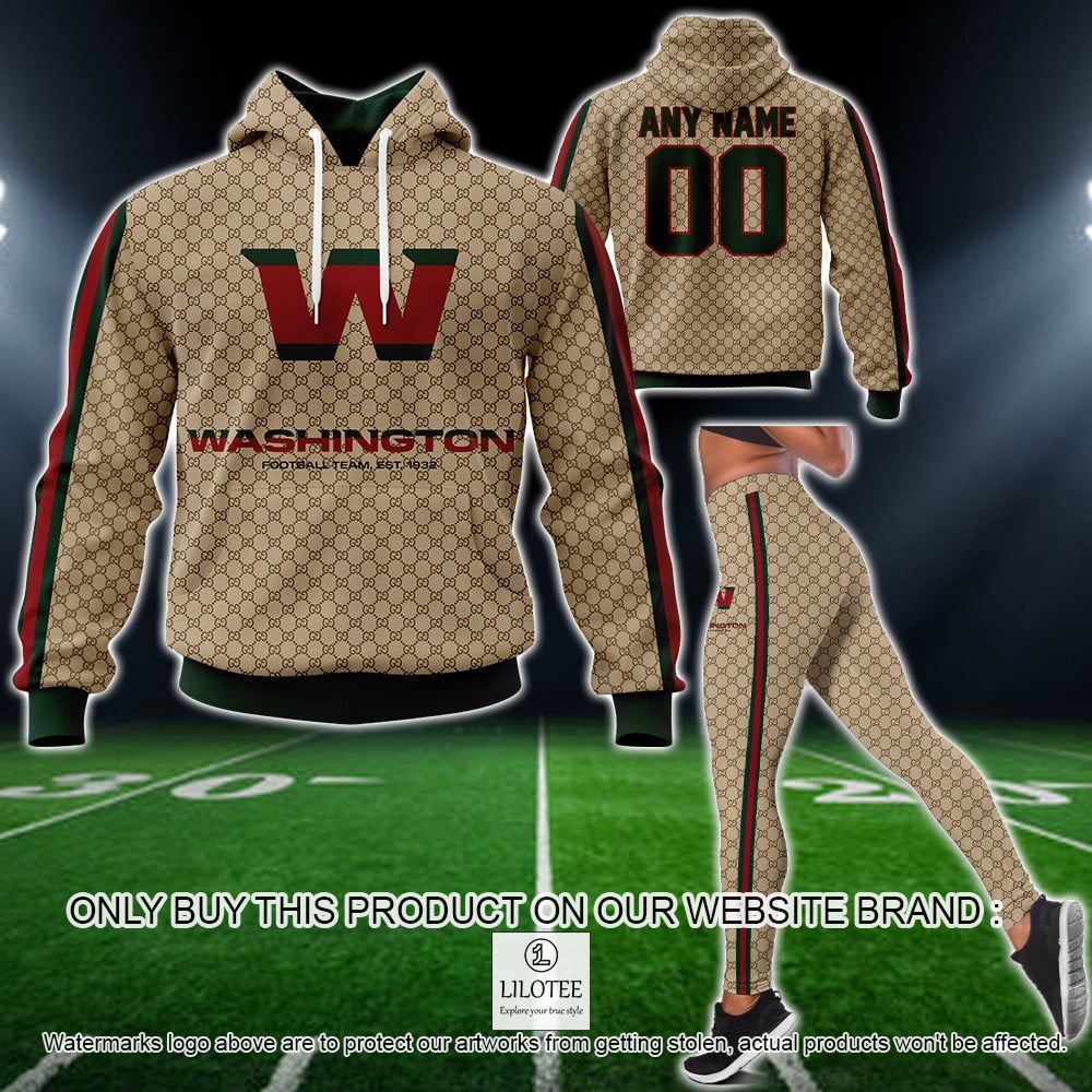 NFL Washington Commanders, Gucci Personalized 3D Hoodie, Legging - LIMITED EDITION 12