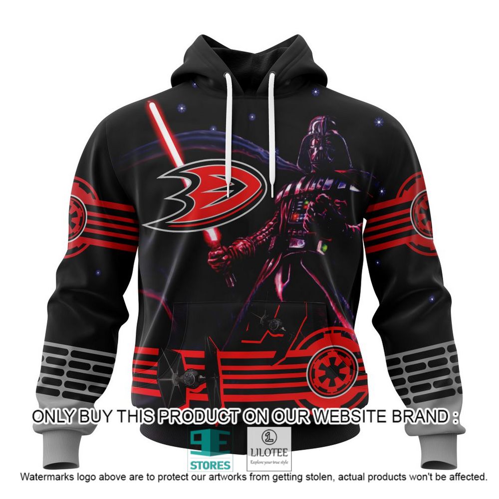NHL Anaheim Ducks Star Wars Darth Vader Personalized 3D Hoodie, Shirt - LIMITED EDITION 18