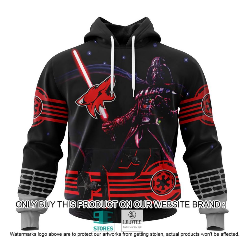NHL Arizona Coyotes Star Wars Darth Vader Personalized 3D Hoodie, Shirt - LIMITED EDITION 18