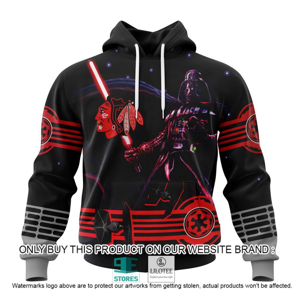 NHL Chicago BlackHawks Star Wars Darth Vader Personalized 3D Hoodie, Shirt - LIMITED EDITION 19
