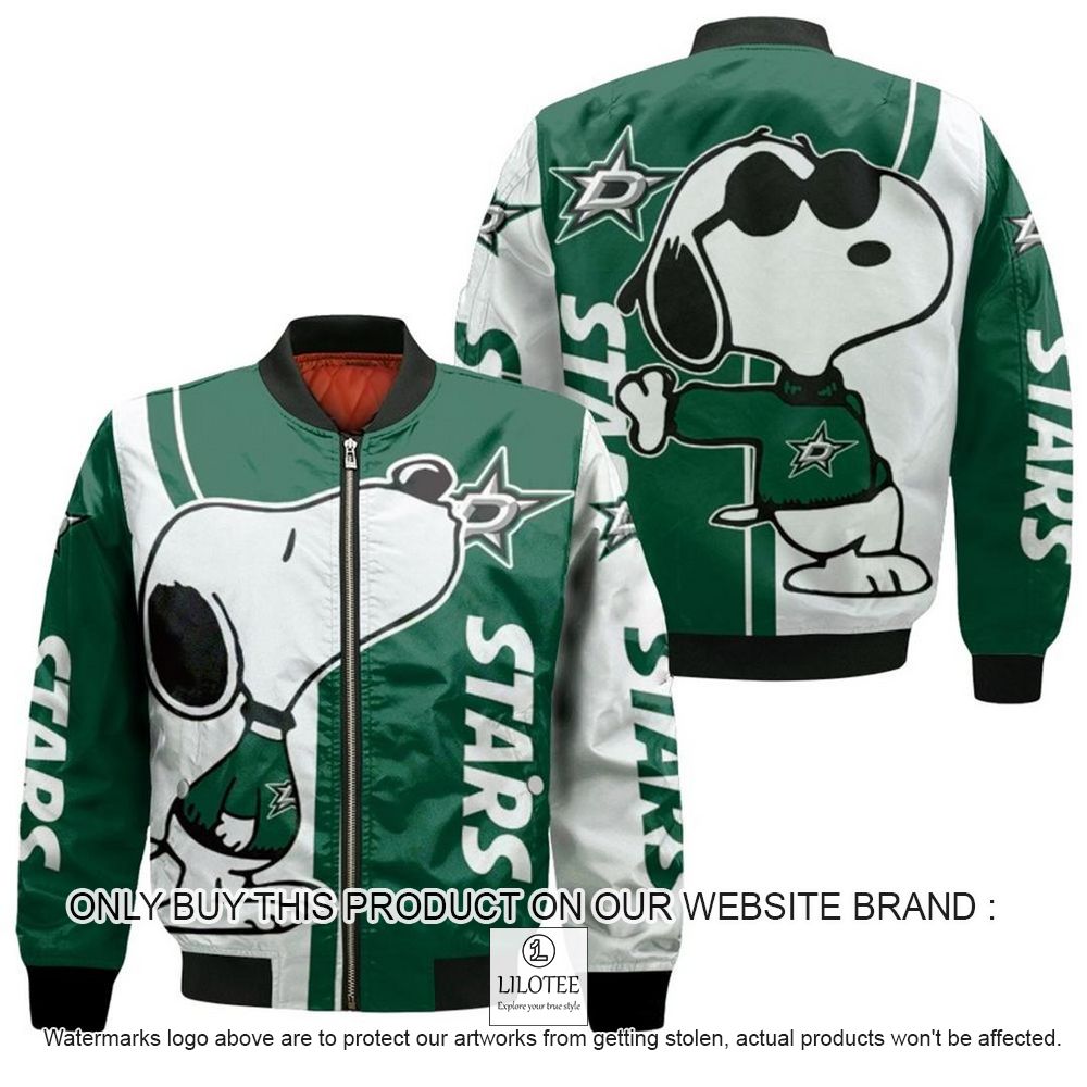 NHL Dallas Stars Snoopy Bomber Jacket - LIMITED EDITION 10