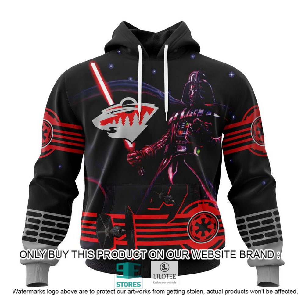NHL Minnesota Wild Star Wars Darth Vader Personalized 3D Hoodie, Shirt - LIMITED EDITION 19