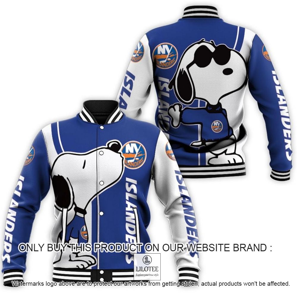 NHL New York Islanders Snoopy Baseball Jacket - LIMITED EDITION 10