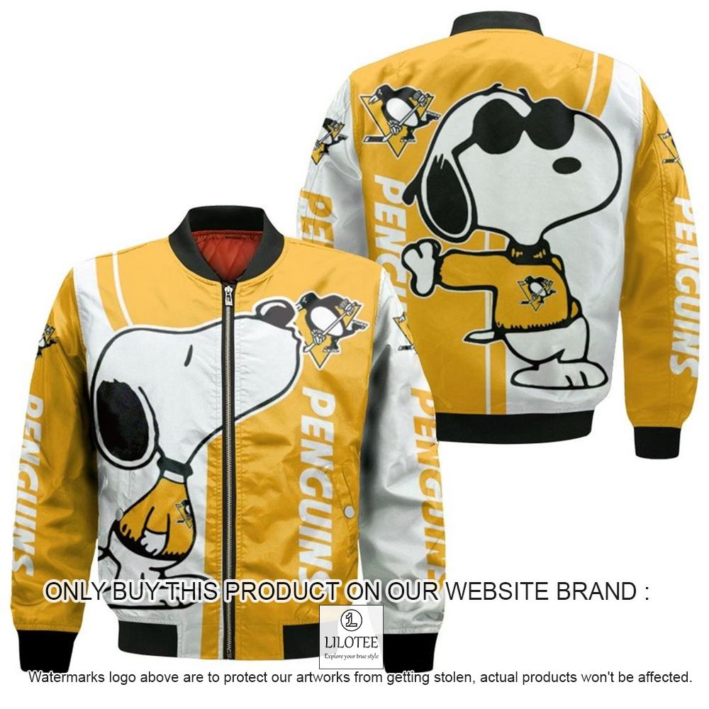 NHL Pittsburgh Penguins Snoopy Bomber Jacket - LIMITED EDITION 11