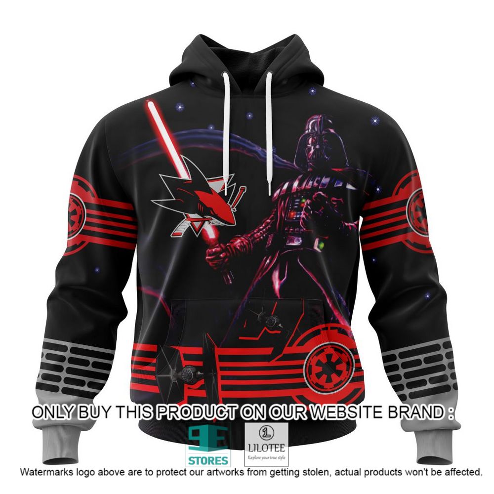NHL San Jose Sharks Star Wars Darth Vader Personalized 3D Hoodie, Shirt - LIMITED EDITION 18