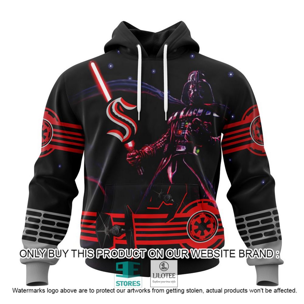 NHL Seattle Kraken Star Wars Darth Vader Personalized 3D Hoodie, Shirt - LIMITED EDITION 18