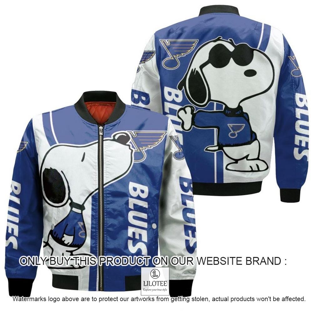 NHL St. Louis Blues Snoopy Bomber Jacket - LIMITED EDITION 11