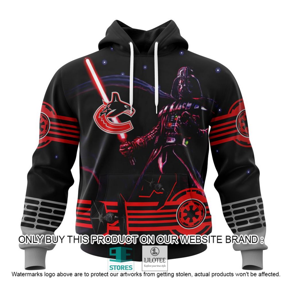 NHL Vancouver Canucks Star Wars Darth Vader Personalized 3D Hoodie, Shirt - LIMITED EDITION 19