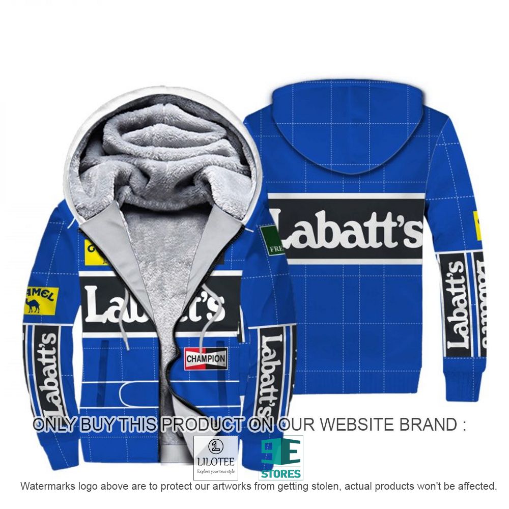Nigel Mansell Racing Formula One Grand Prix Labatt's 3D Fleece Hoodie - LIMITED EDITION 11