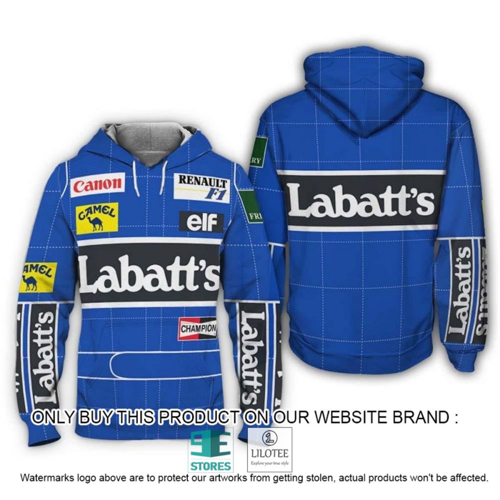 Nigel Mansell Racing Formula One Grand Prix Labatt's 3D Hoodie, Shirt - LIMITED EDITION 9