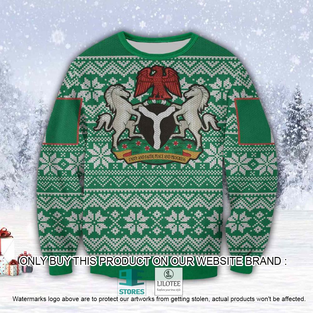 Nigeria Pattern Ugly Christmas Sweater - LIMITED EDITION 11