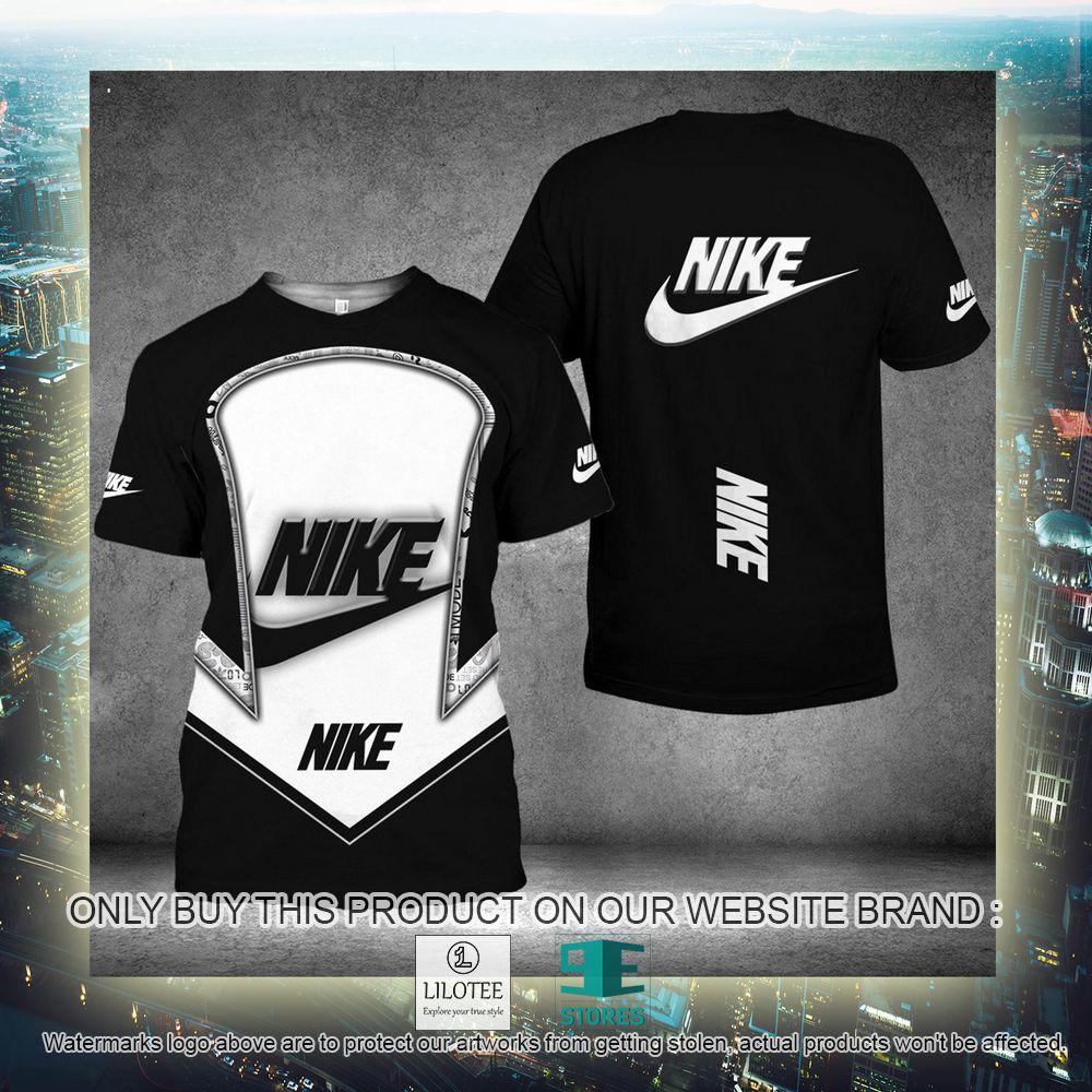 Alternative view of Nike Big Logo White Black 3D Shirt - LIMITED EDITION