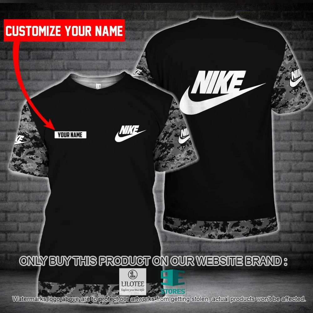 Nike Black Camo 3D Shirt - LIMITED EDITION 11