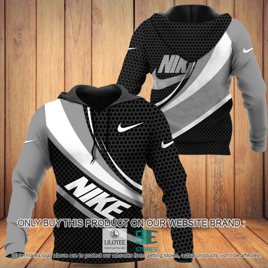 Nike black grey 3D Hoodie - LIMITED EDITION 9