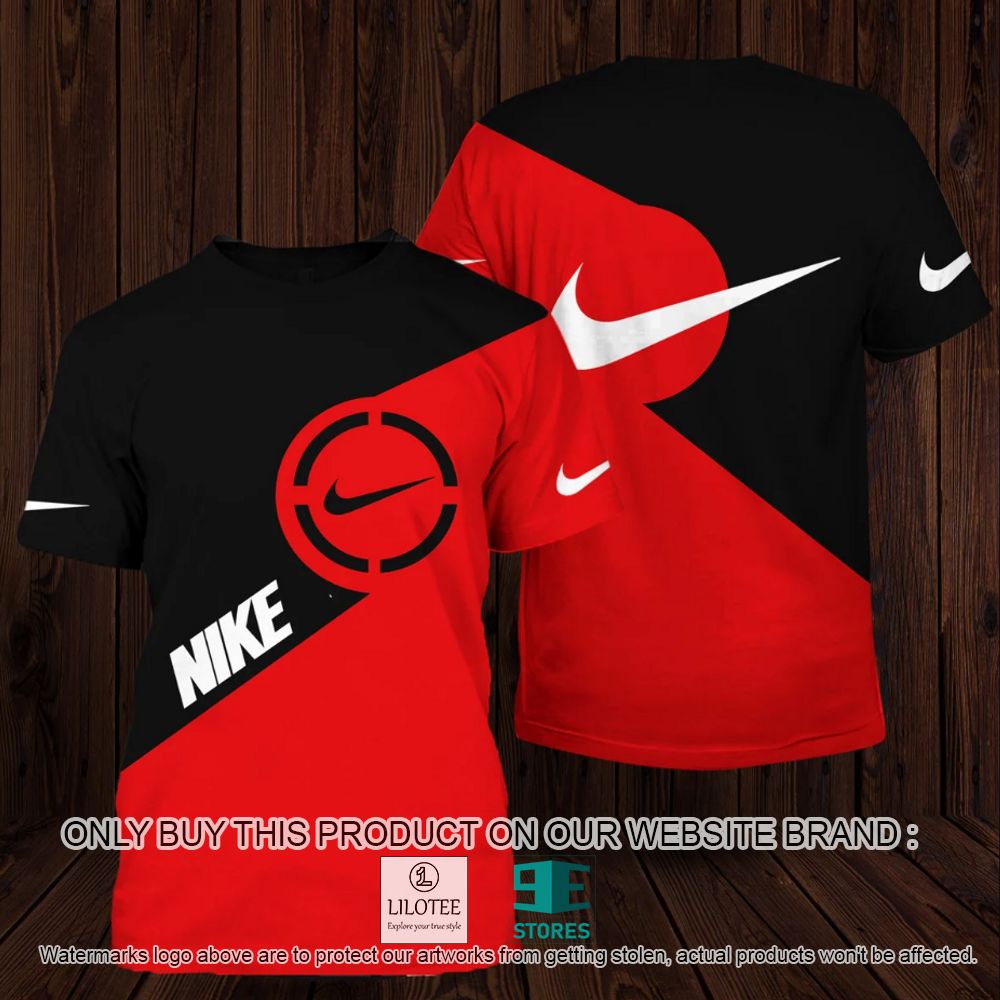 Nike Black Red Black 3D Shirt - LIMITED EDITION 11