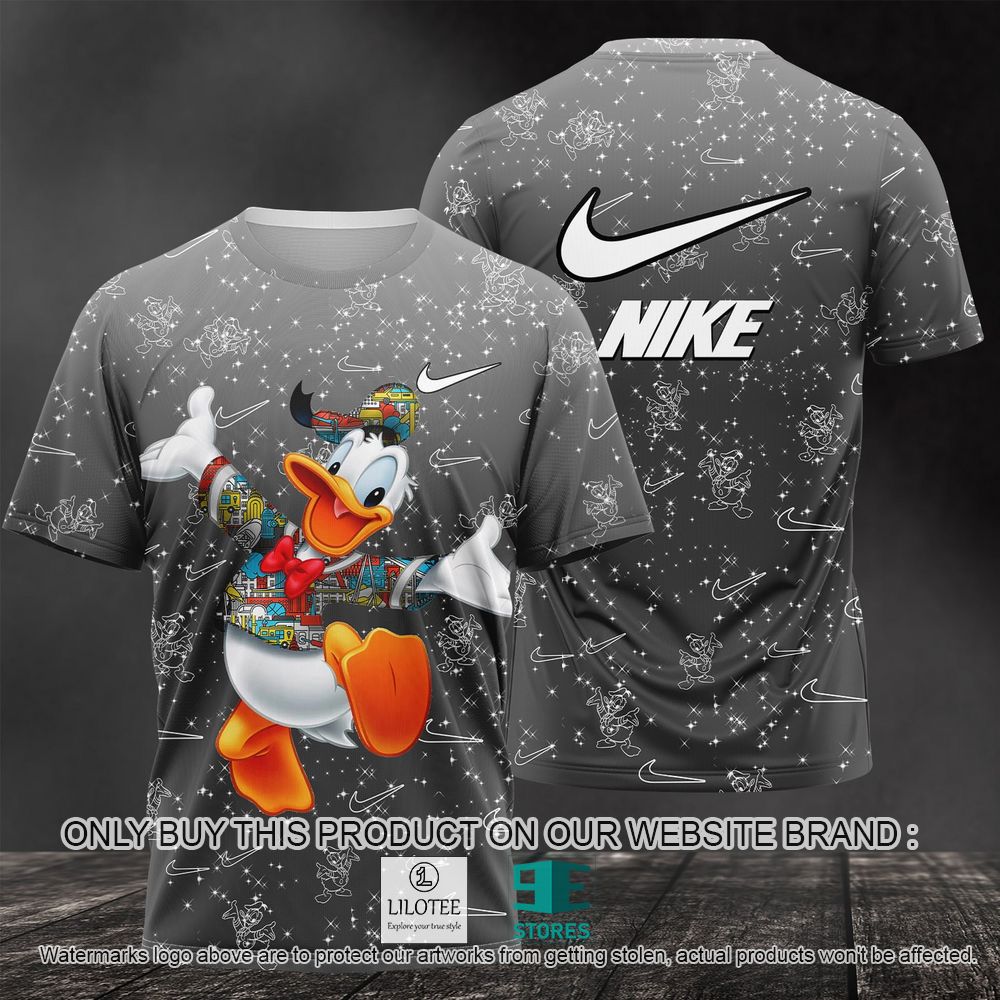 Nike Donald Duck Grey 3D Shirt - LIMITED EDITION 11