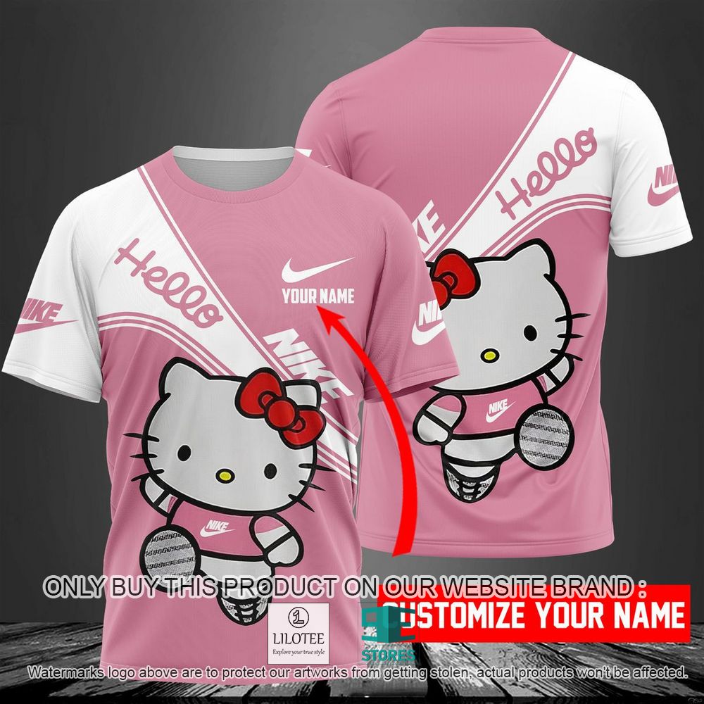 Nike Hello Kitty Custom Name 3D Shirt - LIMITED EDITION 10