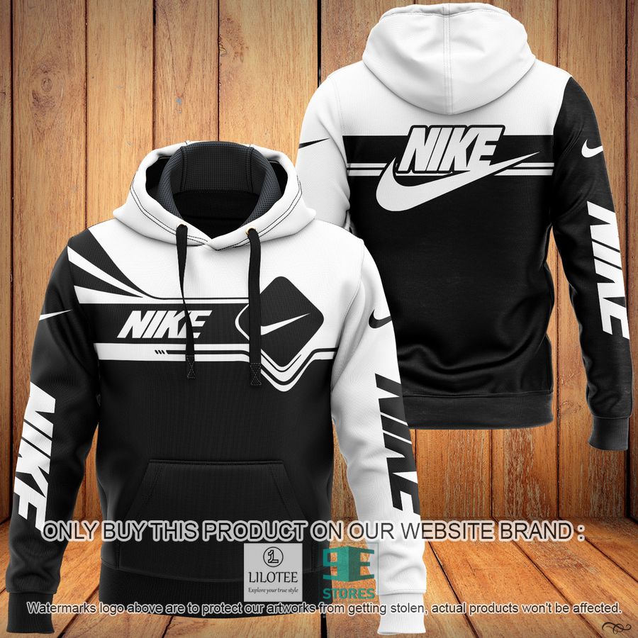 Nike logo black white 3D Hoodie - LIMITED EDITION 9