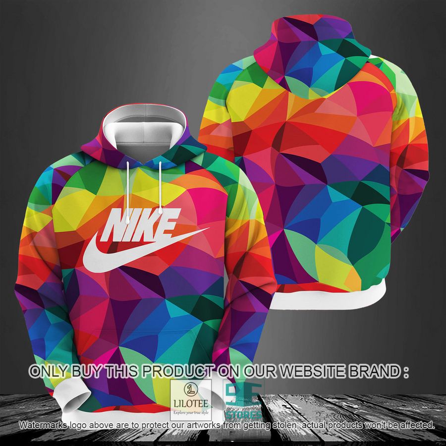 Nike logo colorful 3D Hoodie - LIMITED EDITION 8