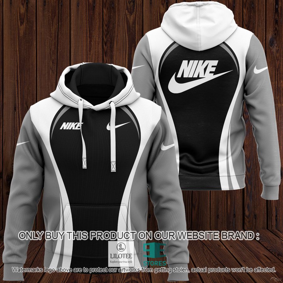 Nike logo grey black 3D Hoodie - LIMITED EDITION 9