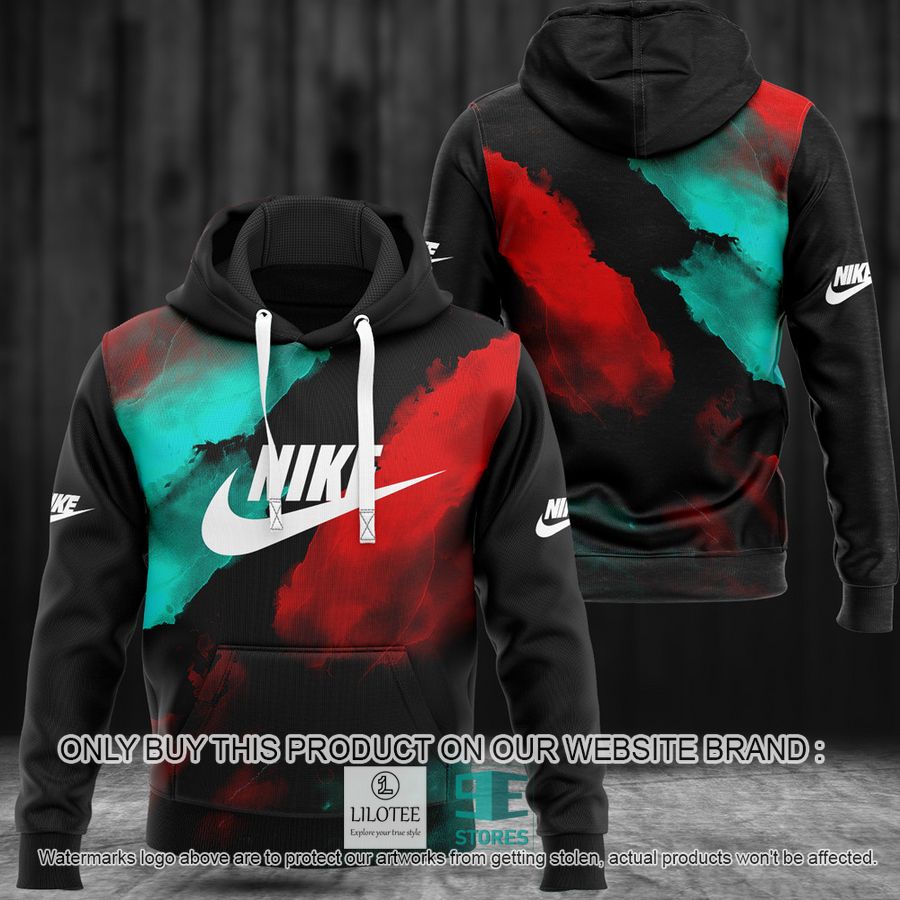 Nike logo paint black 3D Hoodie - LIMITED EDITION 9