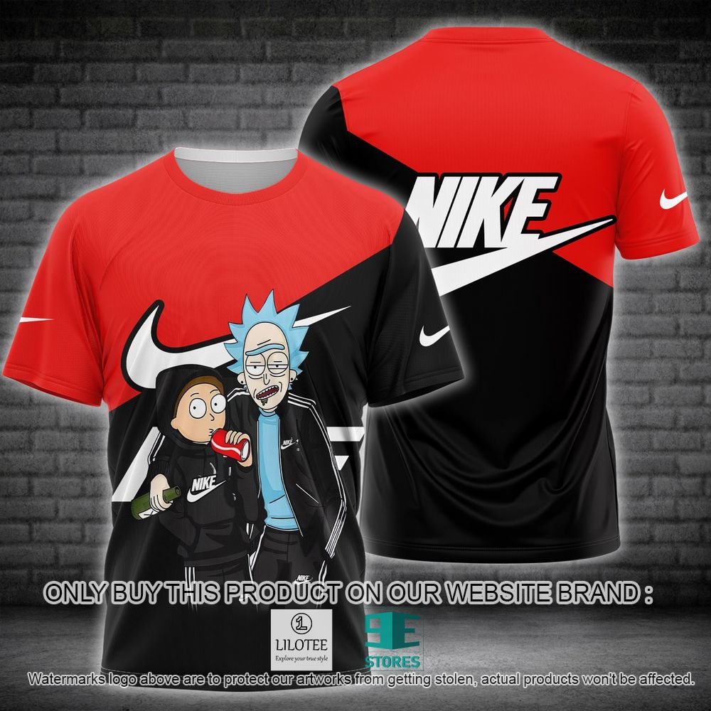 Nike Rick and Morty 3D Shirt - LIMITED EDITION 11