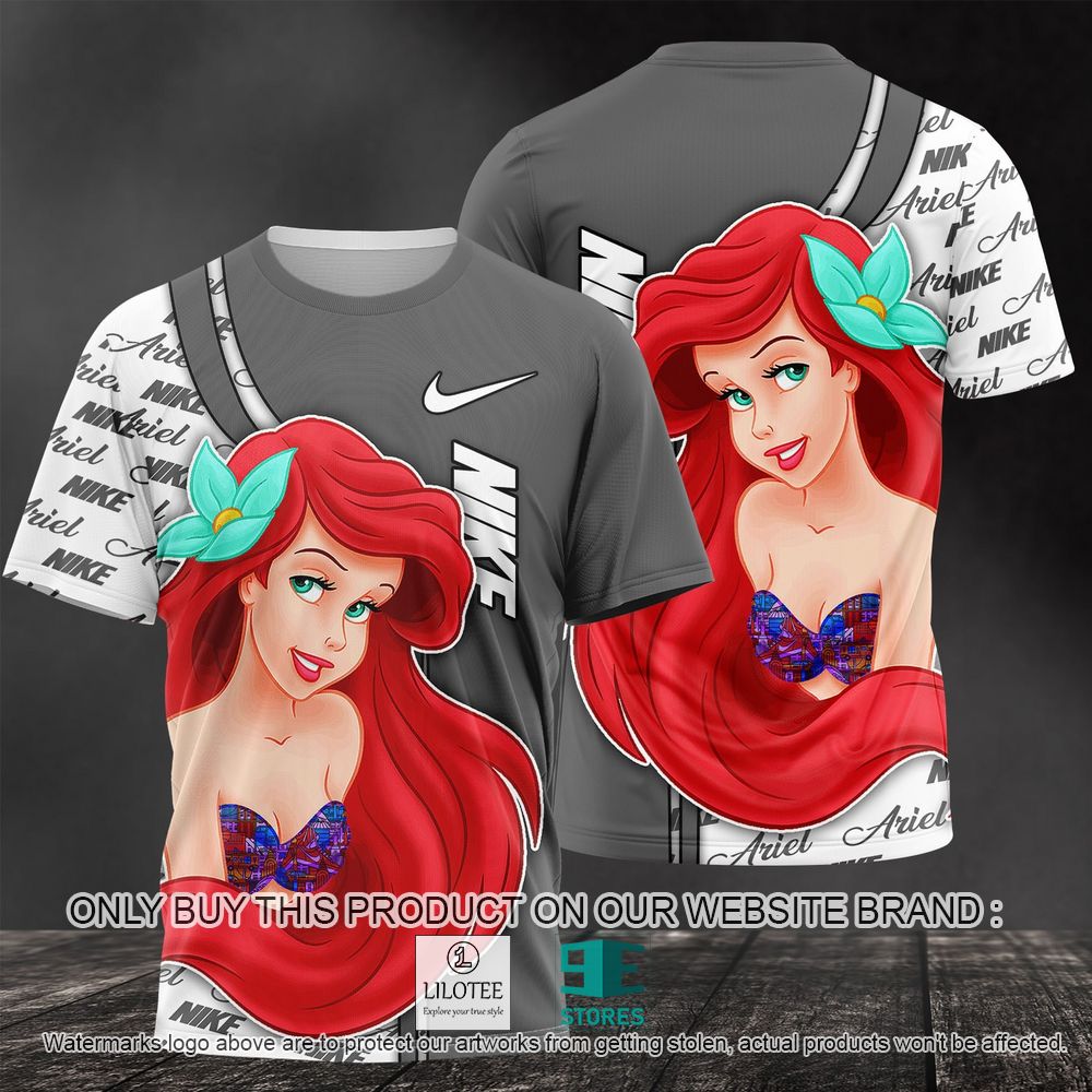 Nike The Little Mermaid Ariel 3D Shirt - LIMITED EDITION 10