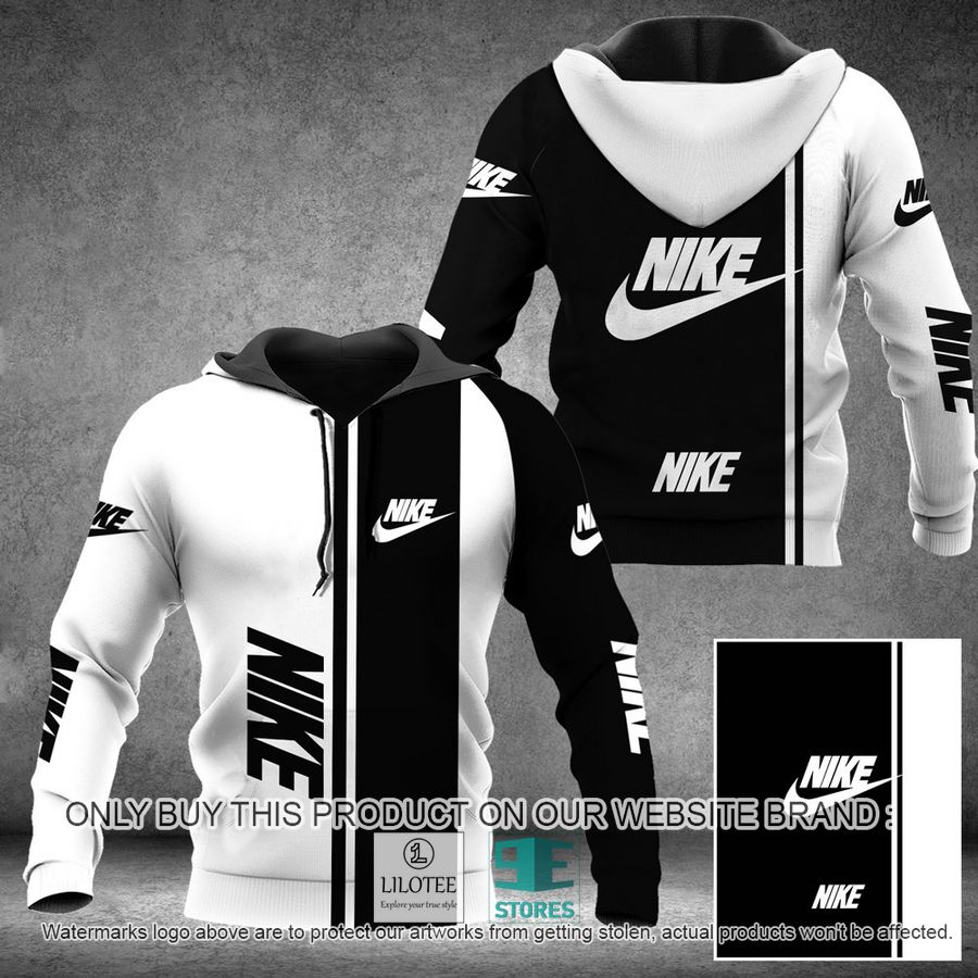 Nike white black 3D Hoodie - LIMITED EDITION 9