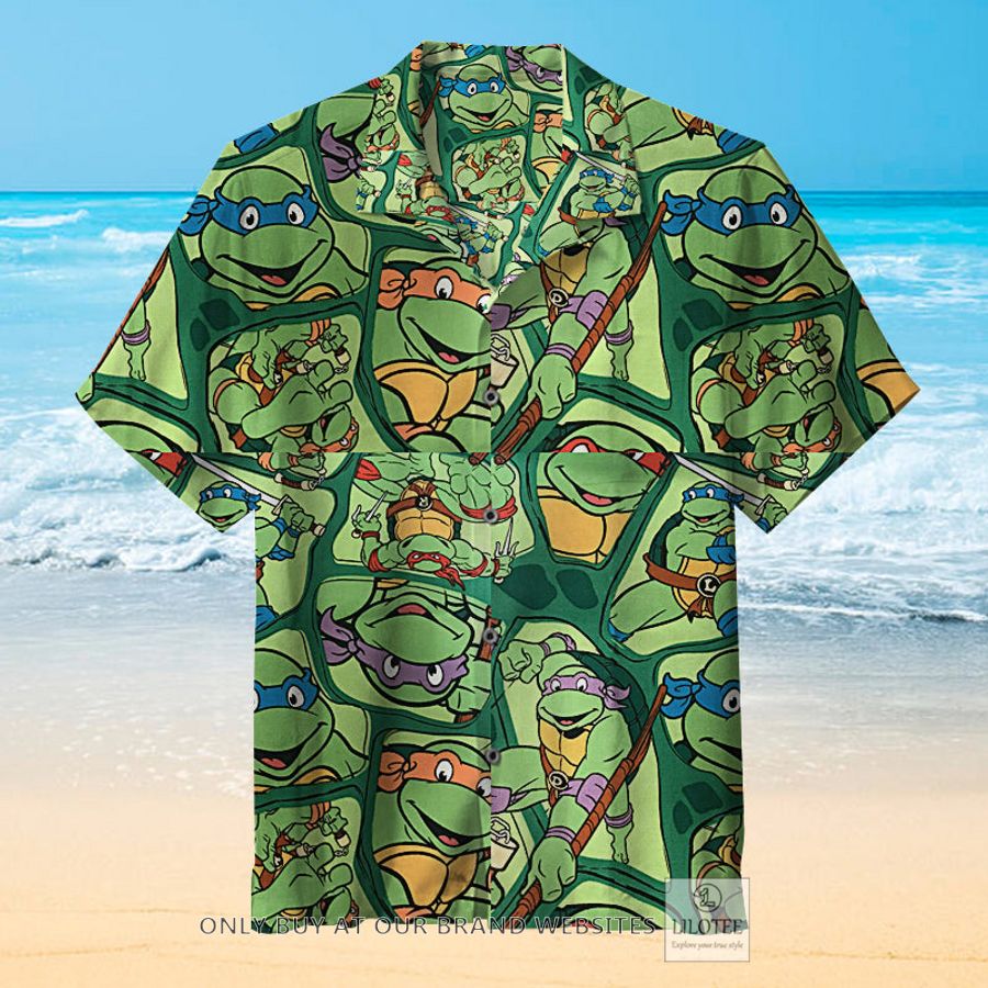 Ninja Turtles green Hawaiian Shirt - LIMITED EDITION 8