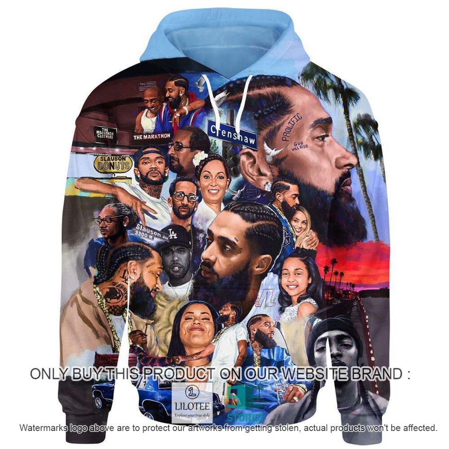Nipsey Hussle Life 3D Shirt, Hoodie - LIMITED EDITION 3