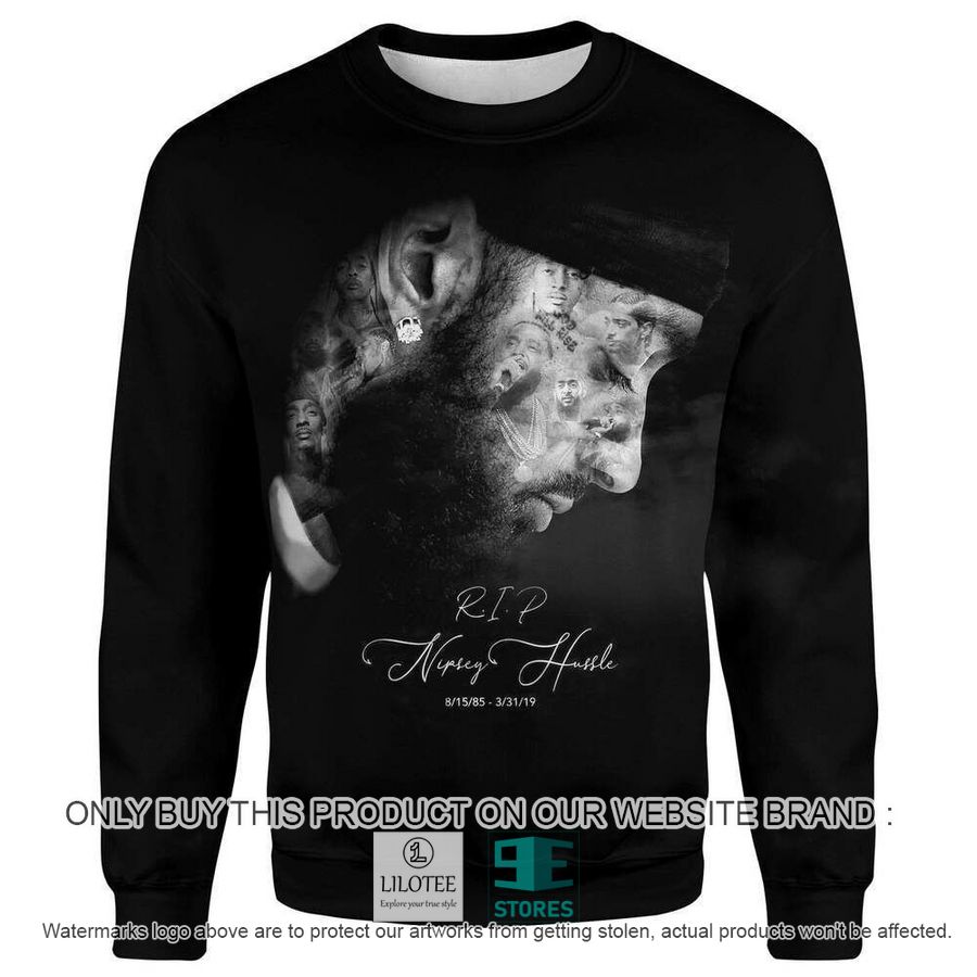 Nipsey Hussle RIP Black 3D Shirt, Hoodie - LIMITED EDITION 9