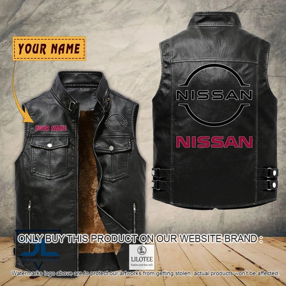 Nissan Custom Name Sleeveless Velet Vest Jacket - LIMITED EDITION 6