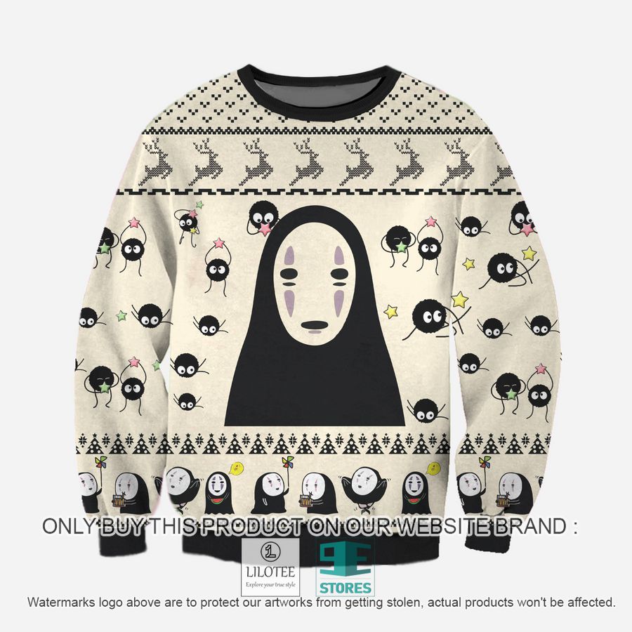 No- Face Spirited Away Knitted Wool Sweater - LIMITED EDITION 9