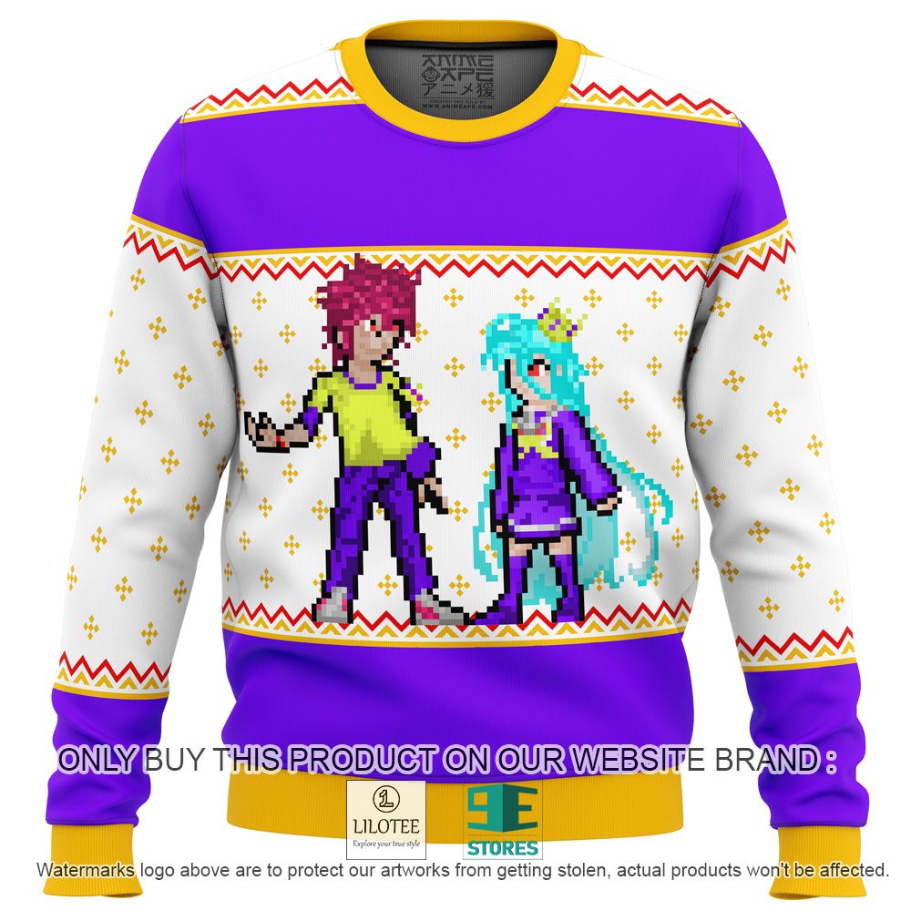 No Game No Life Sprites Anime Ugly Christmas Sweater - LIMITED EDITION 10