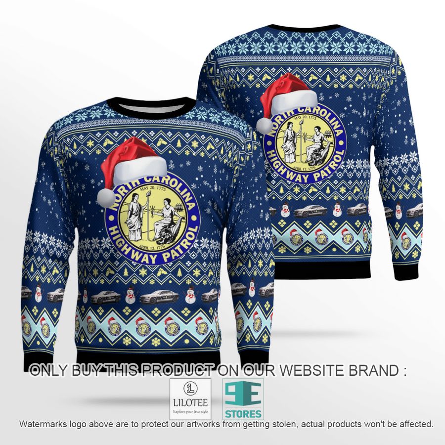 North Carolina State Highway Patrol Christmas Sweater - LIMITED EDITION 18