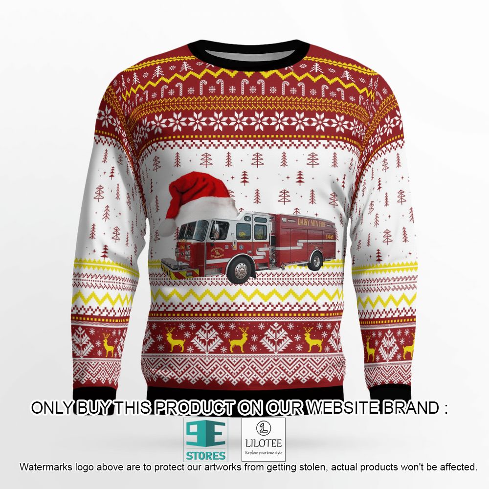 North Phoenix, Arizona Daisy Mountain Fire and Medical Christmas Wool Sweater - LIMITED EDITION 12