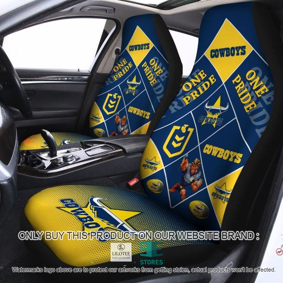North Queensland Cowboys One Pride Car Seat Covers 8