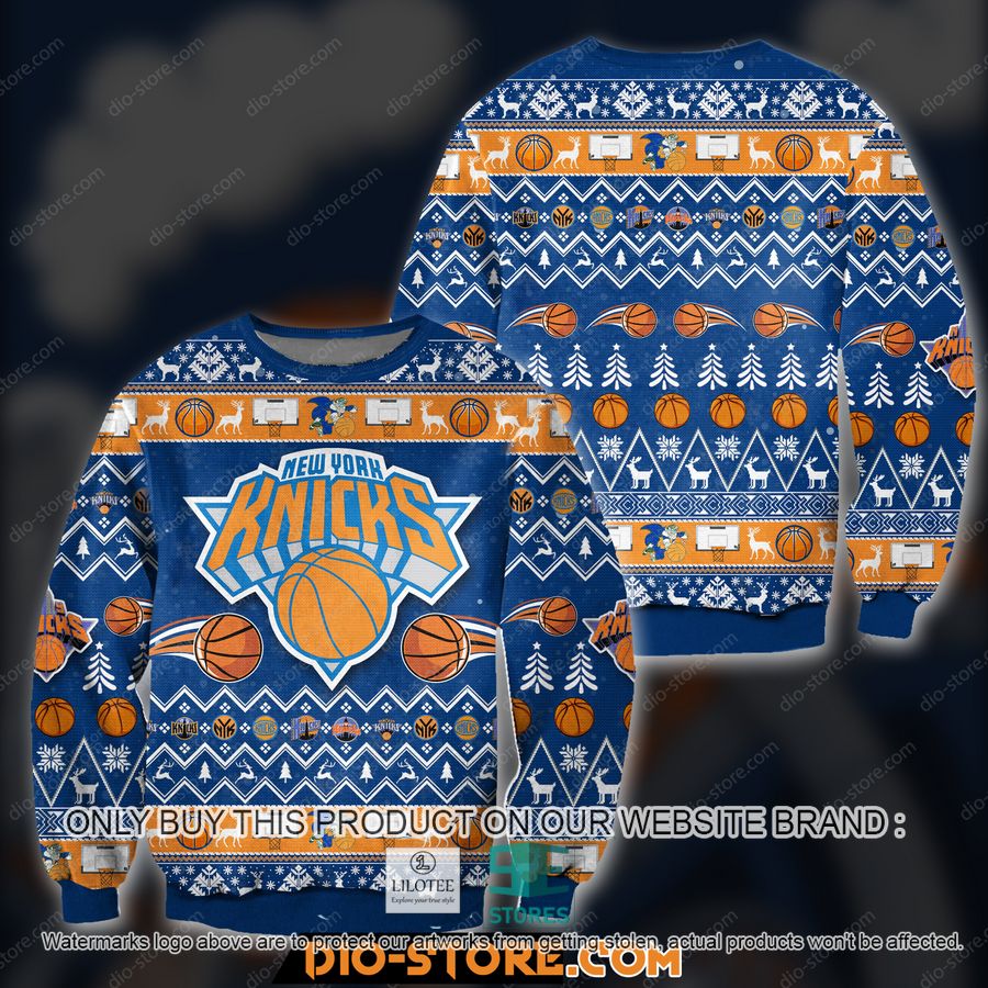 Ny Knicks Ugly Christmas Sweater, Sweatshirt 16