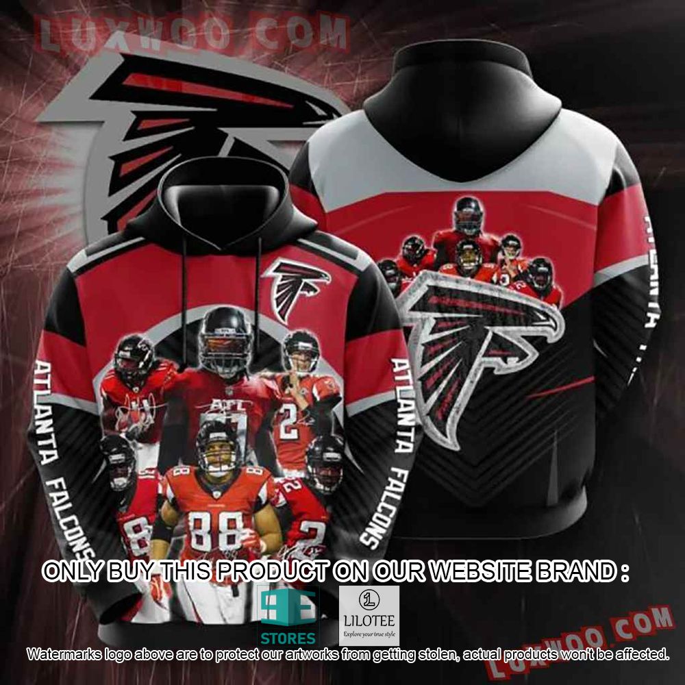 NFL Atlanta Falcons Members 3D Hoodie - LIMITED EDITION 10