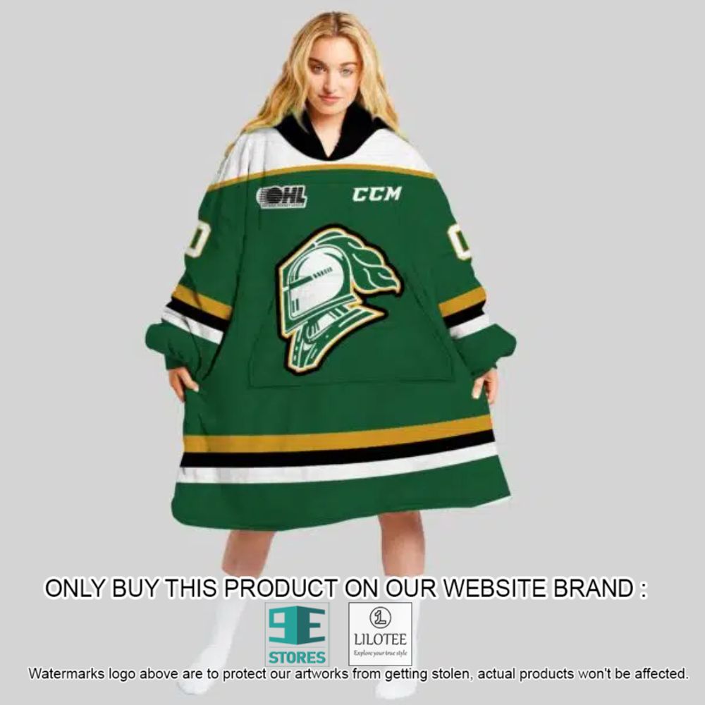 OHL London Knights Personalized Oodie Blanket Hoodie - LIMITED EDITION 8