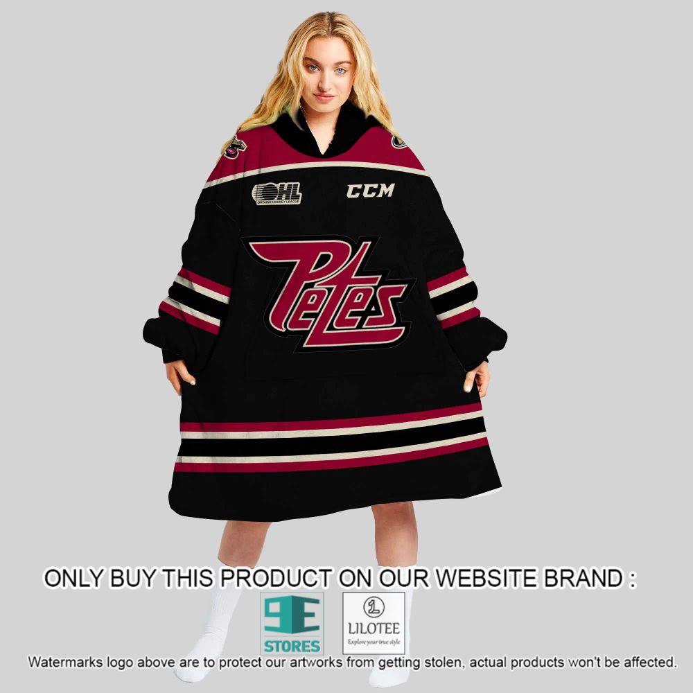 OHL Peterborough Petes Personalized Oodie Blanket Hoodie - LIMITED EDITION 9