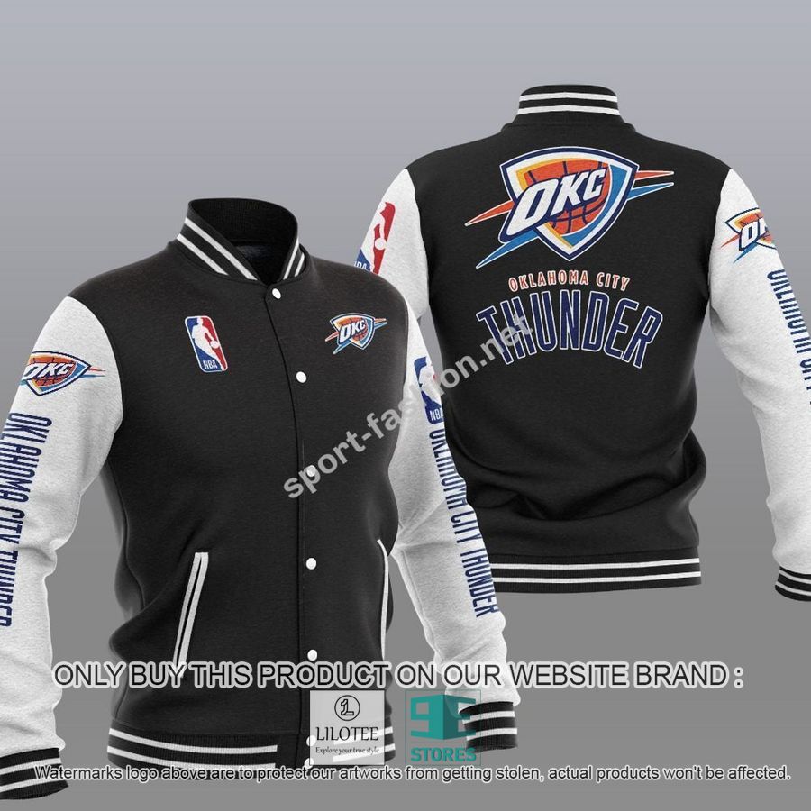 Oklahoma City Thunder NBA Baseball Jacket - LIMITED EDITION 15