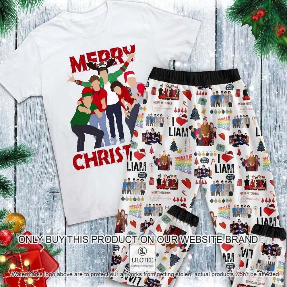One Direction Merry Christmas Shortsleeve Pajamas Set - LIMITED EDITION 6