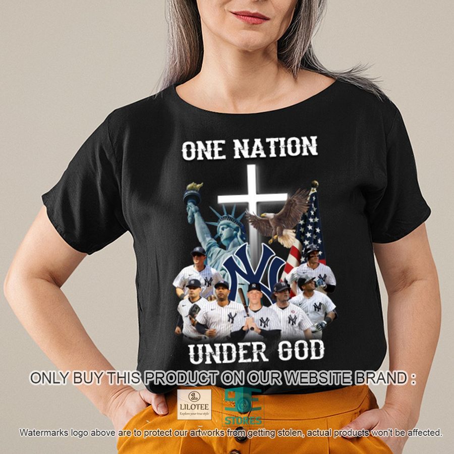 One Nation Under God New York Yankees 2D Shirt, Hoodie 9