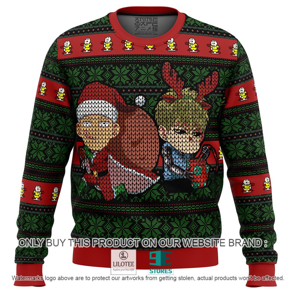 One Punch Man Saitama and Genos Christmas Sweater - LIMITED EDITION 10