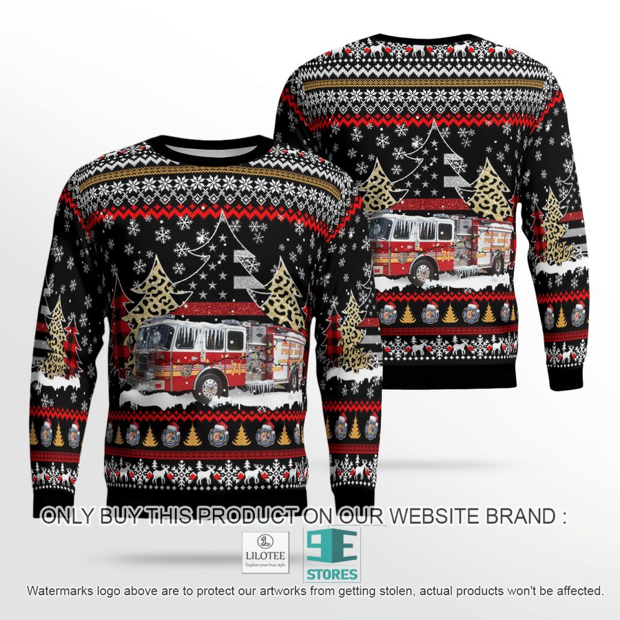 Orange County Fire Rescue Department, Florida Christmas Sweater 44