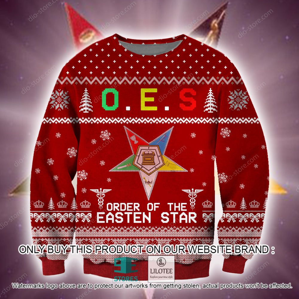 Order Of The Eastern Star Christmas Ugly Sweater - LIMITED EDITION 11