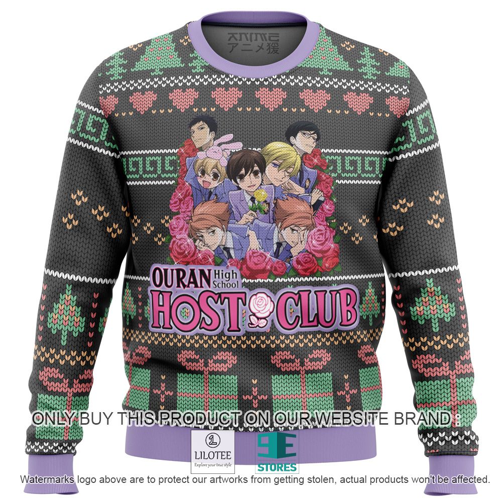 Ouran High School Host Club Anime Ugly Christmas Sweater - LIMITED EDITION 11